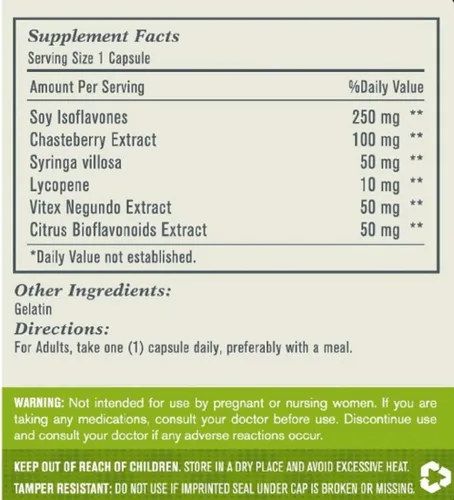 Vista 3 de Isoflavonas de soja sin OMG (apoya la salud menopáusica y sofocos), GMP, producto natural certificado Assn, fabricado en Estados Unidos, 250 mg, 60