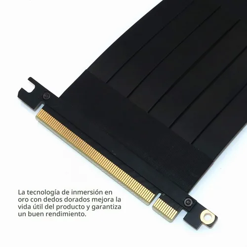 Vista 7 de PCI-E Cable de extensión pci Cable de extensión 16x pcie Riser (pcie Extender 90 grados 7.9 in)pcie Riser Cable