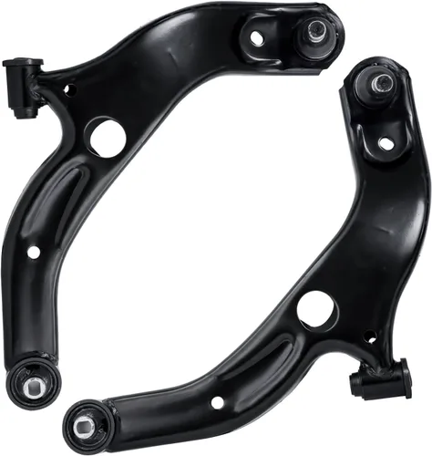 Vista 82 de Detroit Axle - 2 piezas Brazos de control superior delanteros para BMW X5 2007-2018 X6 2008-2019 Brazos de control superior con juntas esféricas