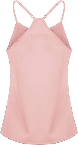 Vista 2 de GRACE KARIN - Camiseta brillante sin mangas con lentejuelas para mujer
