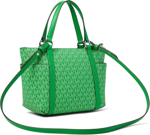 Vista 2 de Michael Kors Sullivan - Bolso pequeño convertible con cremallera superior