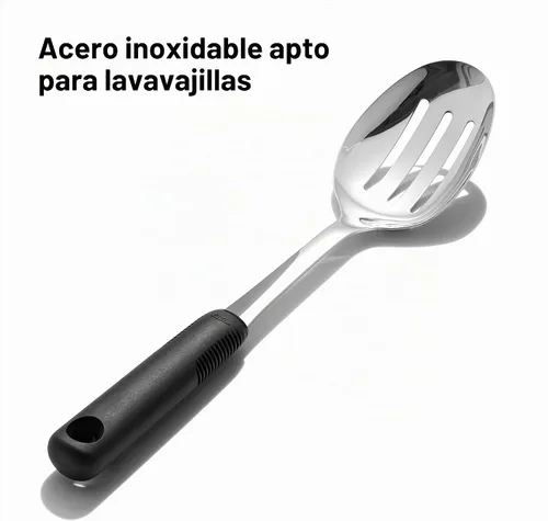 Vista 6 de OXO Good Grips - Cucharón con agujeros de acero inoxidable