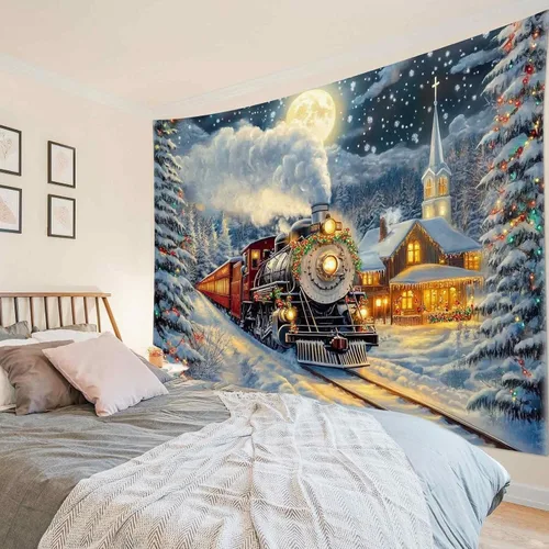Vista 13 de HVEST Tapiz de mariposa para decoración de habitación, mariposas azules de fantasía en cielo estrellado, tapiz para colgar en la pared, tapiz negro