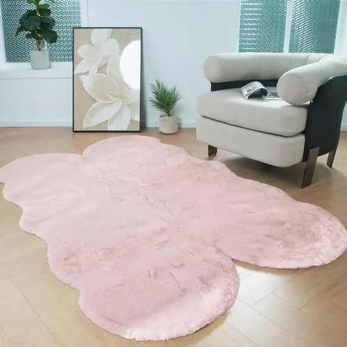 Vista 25 de Latepis Alfombra Pequeña Negra Esponjosa 2x3 pies Manta de Piel Sintética de Conejo Alfombra Suave Lavable Alfombras Peludas Shag para Dormitorio