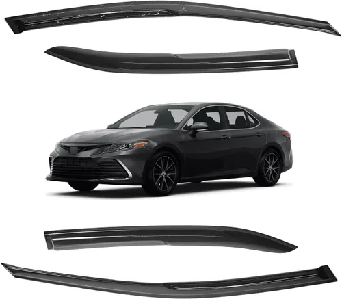Vista 175 de Viseras para ventanas para Mazda 3 Sedán 4 puertas 2004 2005 2006 2007 2008 2009 estilo JDM Mugen, deflector de viento, protector solar y de lluvia