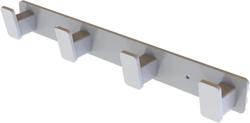 Vista 11 de Perchero de pared para abrigos y sombreros, ganchos de pared resistentes, gancho de metal para abrigos, toallas, sombreros, toallas, llaves y Negro
