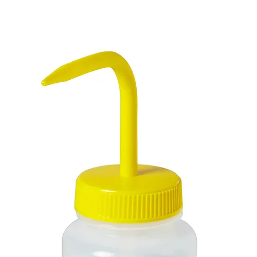 Vista 5 de United Scientific™ UniSafe™ Botella de lavado químico ventilada de LDPE de boca ancha de grado de laboratorio, hipoclorito de sodio, 16.9 fl oz