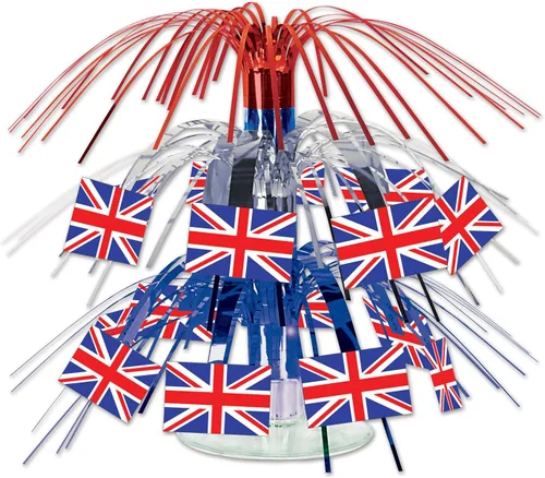 Vista 6 de Beistle 200 palillos de comida Union Jack, 2.5 pulgadas, rojo/blanco/azul