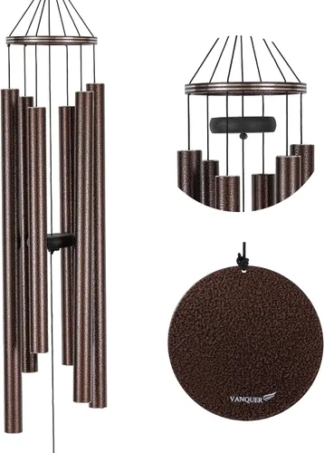 Vista 11 de Vanquer Wind Chimes for Outside Deep Tone - 38'' Wind Chimes Outdoor Clearance, Deep Tone, Windchimes Outdoors, Memorial, Sympathy Gift, Garden