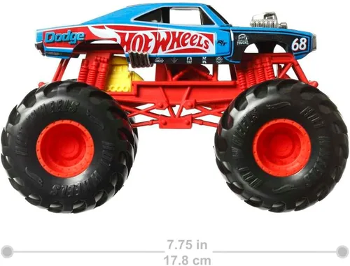 Vista 3 de Hot Wheels Monster Trucks 2023 Dodge R/T de gran