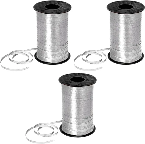 Vista 25 de PMU Tira de cinta rizadora negra de 500 yardas x 3/16 pulgadas para envolver regalos, decoración de cumpleaños, celebraciones, fiestas, accesorios