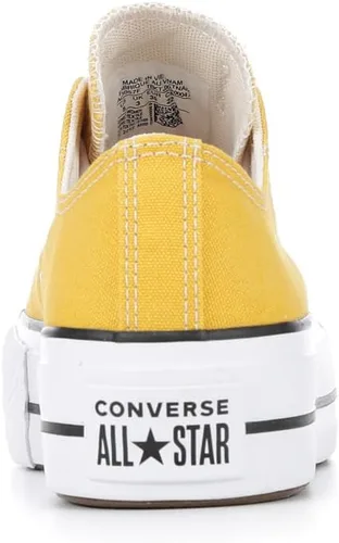 Vista 5 de Converse Chuck Taylor All Star Lift Industrial Glam Ox OroNegro Poliéster Adulto Entrenadores Zapatos