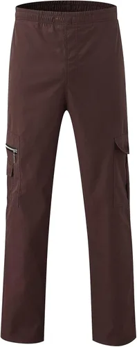 Vista 5 de EELHOE Men Cargo Pants Relaxed Fit Lightweight Ripstop Trousers Tactical Outdoor Casual Bottom Pant with Multi Pocket