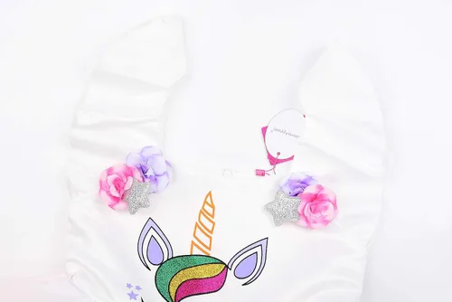 Vista 4 de JerrisApparel - Disfraz de unicornio para niña