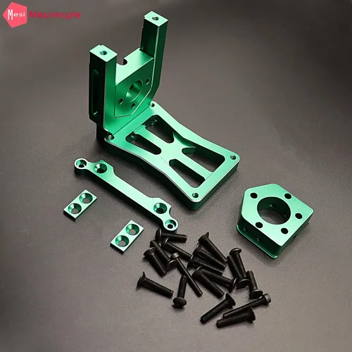 Vista 3 de Alum Front Xmaxx Motor Mount 7760 para 1/5 X-Maxx 6S & X Maxx 8S & 1/6 XRT 8S Motor Plate Camión Actualizaciones Parte Verde
