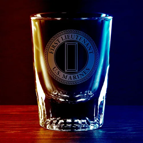 Vista 2 de 7.62 Design U.S. Marine Corps 1st Teniente Deep Grabado 1.5 oz. Vaso de chupito