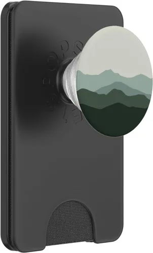 Vista 7 de PopSockets PopSockets intercambiables con diseño de paisaje de montaña moderno minimalista