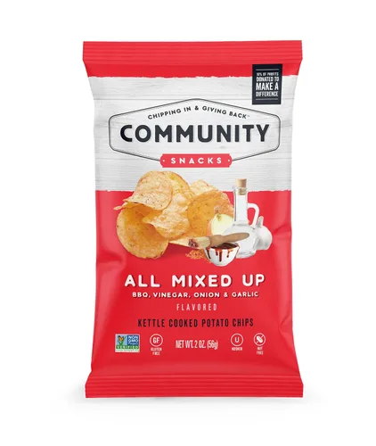 Vista 7 de Community Snacks Papas Fritas (All Mixed Up, 1 Onza (Paquete de 80))