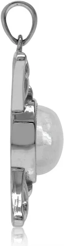 Vista 14 de Silvershake Aretes colgantes o colgante o colgante de plata de ley 925 chapada en oro amarillo con dije o colgante con cadena de 18 pulgadas