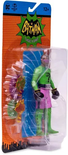 Vista 9 de McFarlane Toys DC Batman 1966 Serie de TV The Riddler Figura de acción [Boxeo]