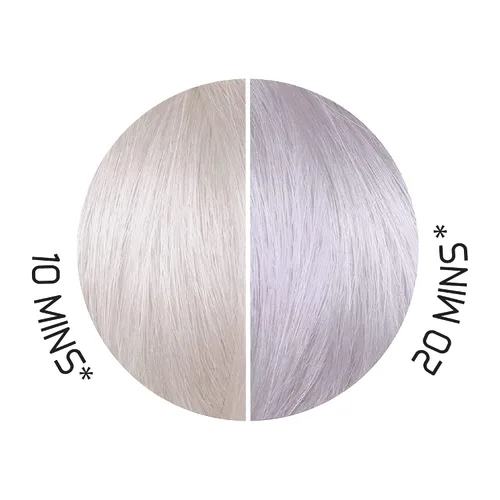Vista 4 de Splat Espuma tonificante brillante, rubio platino, 5 onzas, el tóner para el cabello dura hasta 10 lavados, la espuma acondicionadora ligera aumenta