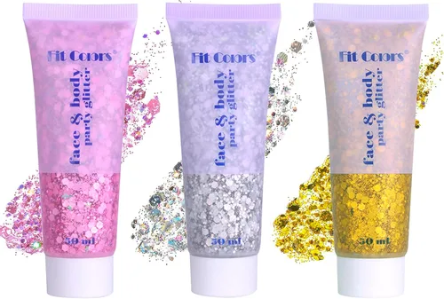Vista 14 de Gel con purpurina para el cabello de cara y cuerpo azul para mujeres y niños, lentejuelas holográficas monocromáticas de sirena, maquillaje