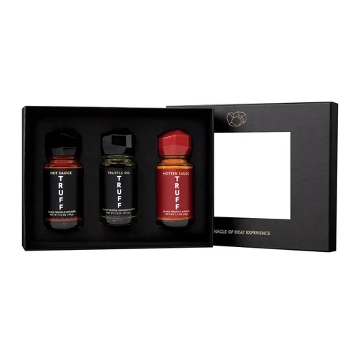 Vista 14 de TRUFF Paquete de iniciación, incluye salsa picante de trufa negra (6 onzas), aceite de trufa negra (5.6 onzas) y sal marina de trufa negra
