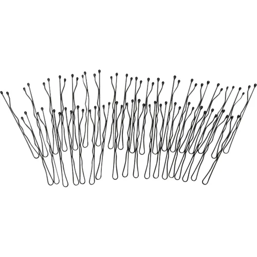 Vista 4 de 300 horquillas para el cabello, 2 pulgadas, color negro, para mujeres, mujeres, niñas, niños, agarre de pelo de onda invisible, pasador
