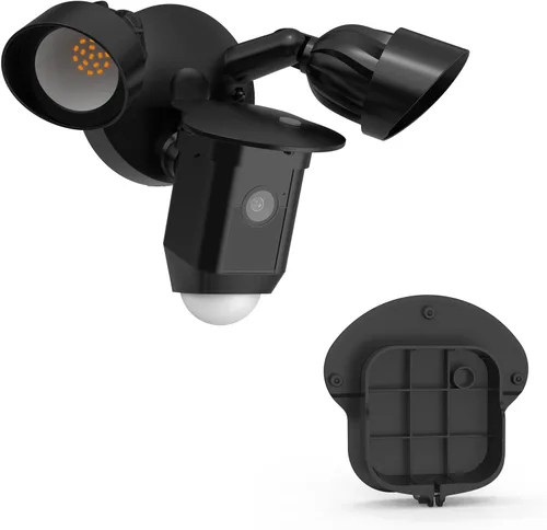 Vista 9 de Cubierta de cámara de sombra de lluvia solar compatible con R-ing Floodlight Cam Wired Plus, para reflector R-ing al aire libre, resistente a