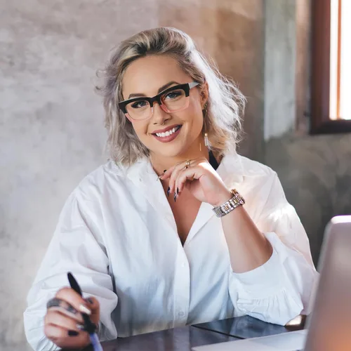 Vista 2 de Reading Glasses for Women Blue Light Blocking Glasses Filter UV Square Readers Glasses for Men and Women