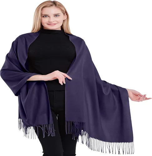 Vista 10 de CJ Apparel 100% Cashmere Shawls Shawl Scarf Wrap Stole Scarves Wraps Stoles Azul bebé