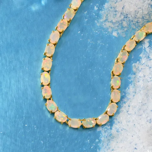 Vista 16 de Ross-Simons Gemstone Tennis Necklace in Sterling Silver