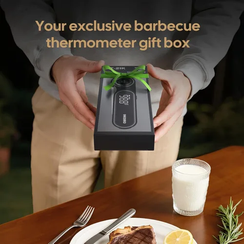 Vista 9 de Inkbird - Termómetro de carne recargable de lectura instantánea de 0.5 segundos para cocinar, termómetro digital de alimentos con pantalla LCD VA