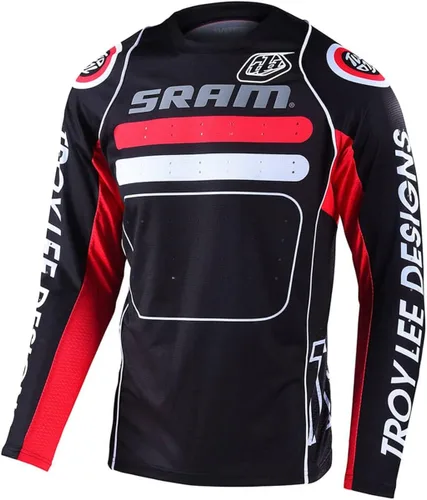 Vista 3 de Troy Lee Designs Cycling MTB Bicycle Mountain Bike Jersey Shirt for Men, Sprint Jersey Drop in SRAM