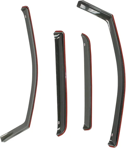 Vista 2 de Westin Deflector de viento en canal 72-51495, 4 piezas para Wrangler JK Unlimited 2007-2018 de 4 puertas
