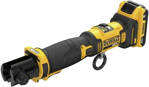 Vista 3 de DEWALT Herramienta de prensa compacta de 20 V MAX con 2 baterías y cargador incluido (DCE210D2)