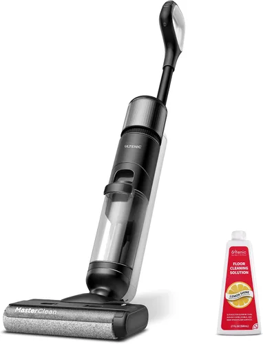 Vista 15 de Ultenic Aspiradora inalámbrica, 600 W, 60 KPA, 65 minutos para el hogar, aspiradora inalámbrica con luz verde, autoportante y plano de 180°, cepillo