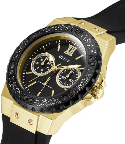 Vista 5 de Guess - Reloj para mujer de acero inoxidable + silicona resistente a manchas