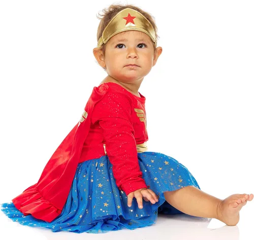 Vista 6 de DC Comics Disfraz de Batgirl para bebés y niñas