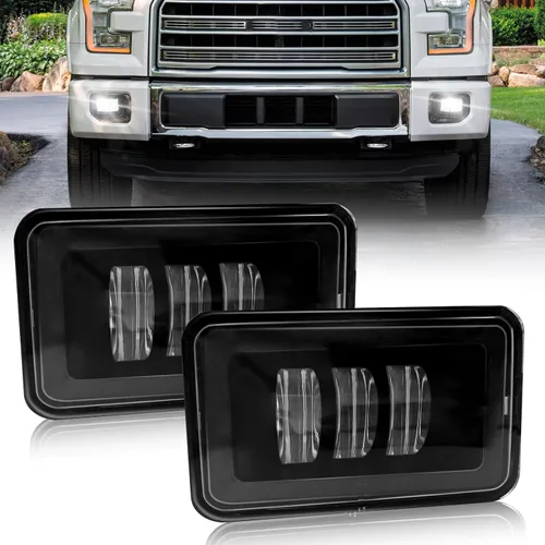 Vista 64 de Shocklight Luces antiniebla LED de repuesto para Dodge Ram 1500 2009-2012, Dodge Ram 2500 3500 2010-2018 Lámparas antiniebla izquierda y derecha