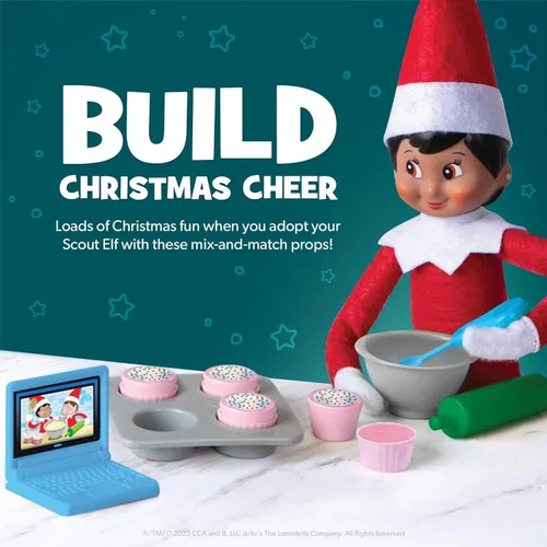 Vista 3 de The Elf on the Shelf Accesorios polares: ayuda a los elfos a crear nuevas escenas o compartir juegos de simulación - Incluye más de 20 accesorios