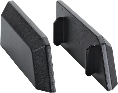 Vista 6 de Service Ideas APD2BL - Estante modular para 2 Airpots con bandeja de condimentos, plástico, negro.. APD2BL in Black Plastic