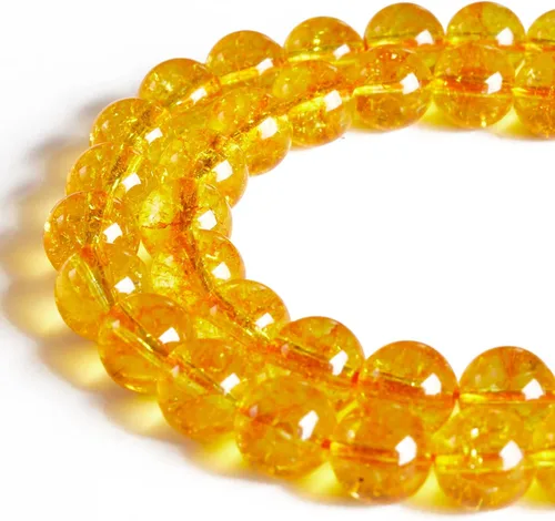 Vista 13 de 60 piezas de cuentas de turquesa africana natural de 6 mm, cuentas de piedras preciosas naturales, cuentas sueltas redondas para hacer joyas
