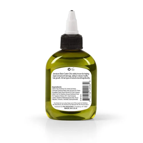 Vista 2 de Aceite natural para cabello Ethereal Nature 99% con mezcla de ricino negro jamaicano, 75 ml, transparente