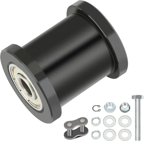 Vista 11 de YOXUFA Tensor de Cadena de Mini Bicicleta con Rodillo de Reemplazo de 1-3/4" para Coleman CC100X CT100U Baja DB30 Doodlebug Motovox MBX10 MBX11