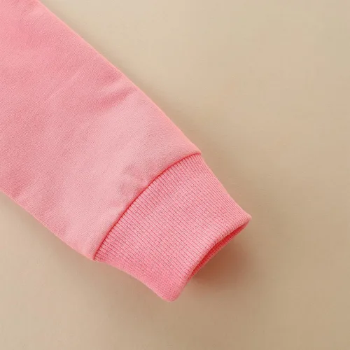 Vista 5 de Bumeex Ropa de sudadera para niña pequeña, ropa navideña de algodón con cuello redondo