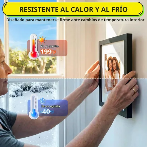 Vista 4 de PHIXBEAR Masilla de montaje mejorada con lengüeta para tirar, cinta de museo extraíble adhesiva de doble cara puntos adhesivos sin rastro