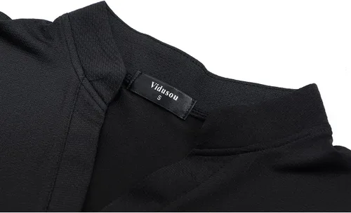 Vista 3 de Polo de golf sin mangas con cuello en V para mujer