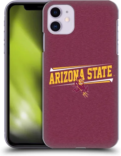 Vista 8 de Head Case Designs Officially Licensed Arizona State University ASU Banner Hard Back Case Compatible with Apple iPhone 11