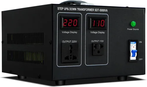 Vista 7 de Transformador elevador/abajo 220v a 110v, 2000W 110 a 220 convertidor de voltaje 120v a 240V Heavy Duty Power Transformer